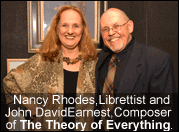 Nancy Rhodes and John David Earnest